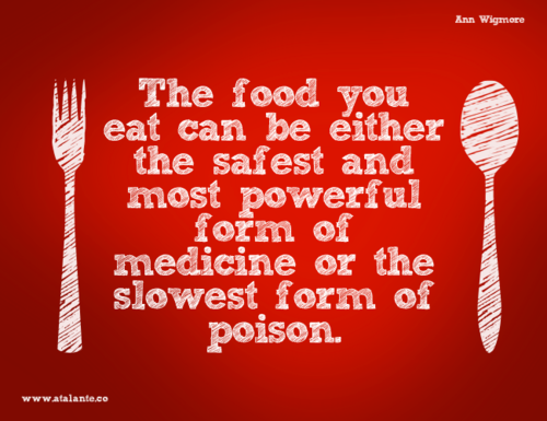 Food is Thy Medicine… or you really are what you eat